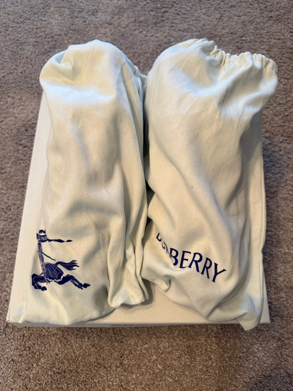 Burberry Blue & White Sneakers - Picture 14 of 14